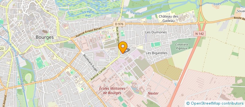 localisation de l'entreprise SCI PHIDONI  BOURGES