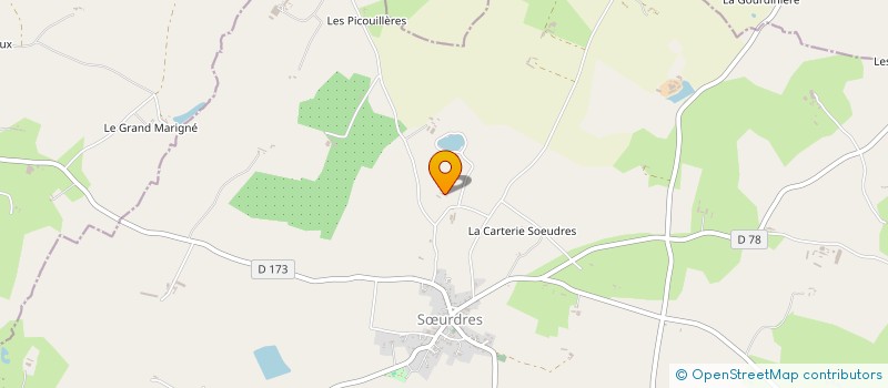 localisation de l'entreprise SCI PHIE MA CAMPAGNE  LES HAUTS-D'ANJOU