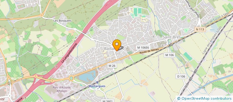 localisation de l'entreprise SCI PHIEFILLES à BAILLARGUES