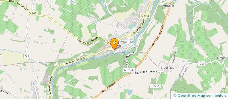 localisation de l'entreprise SCI PHIEST  VIANNE