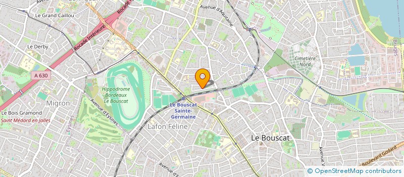 localisation de l'entreprise SCI PHIFAIMMO  BRUGES