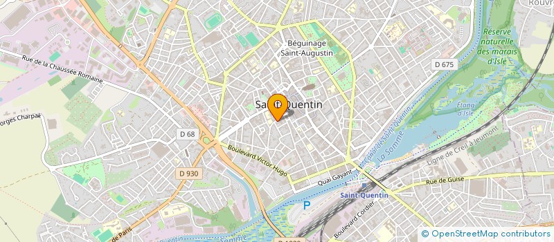 localisation de l'entreprise SCI PHIFRA à SAINT-QUENTIN