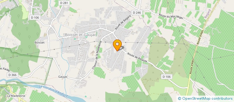 localisation de l'entreprise SCI PHIFRALO  BOISSET-ET-GAUJAC