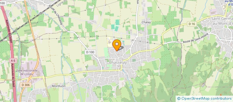 localisation de l'entreprise SCI PHIFROSA  CHASSELAY