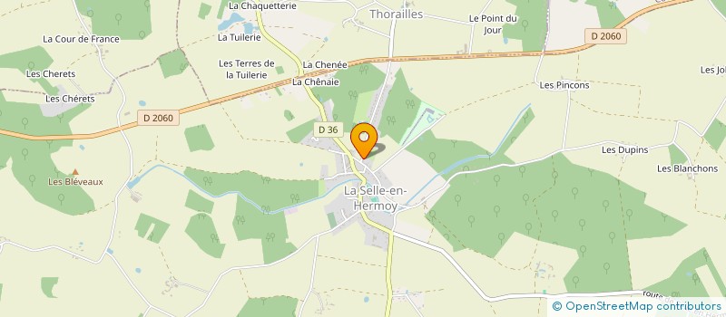 localisation de l'entreprise SCI PHIGAN à LA SELLE-EN-HERMOY
