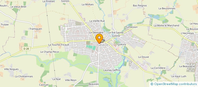 localisation de l'entreprise SCI PHIGARO  GEVEZE