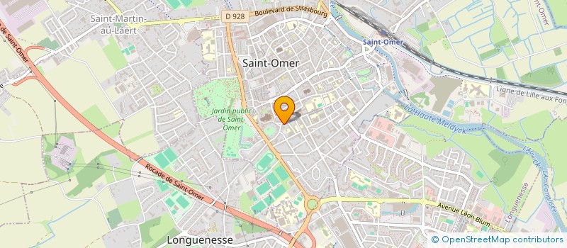 localisation de l'entreprise SCI PHIGAS CARNOT  SAINT-OMER