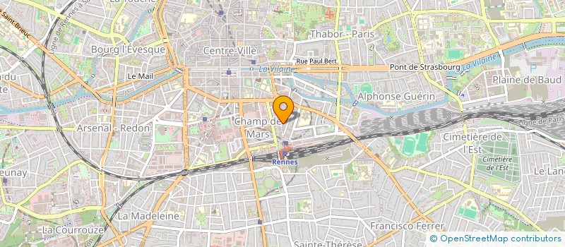 localisation de l'entreprise SCI PHIGI à RENNES