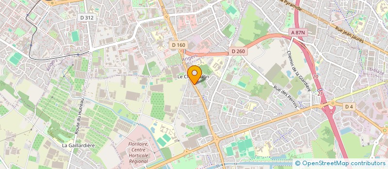 localisation de l'entreprise SCI PHIGRECORAFA  LES PONTS-DE-CE