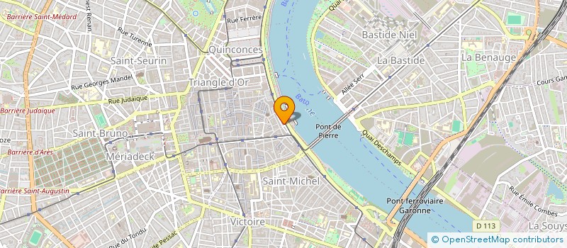 localisation de l'entreprise SCI PHIJAC  BORDEAUX