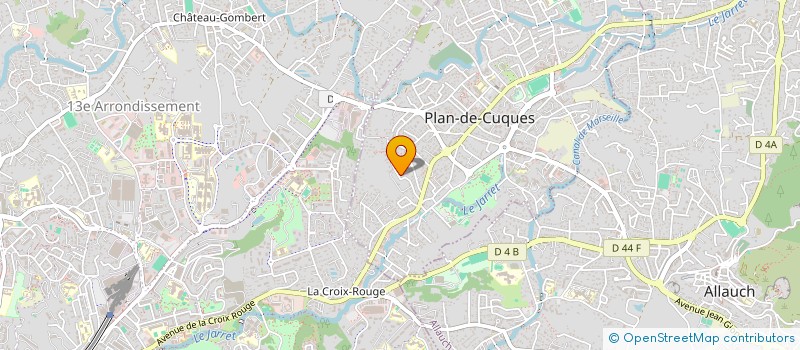 localisation de l'entreprise SCI PHIJEFRE  PLAN-DE-CUQUES