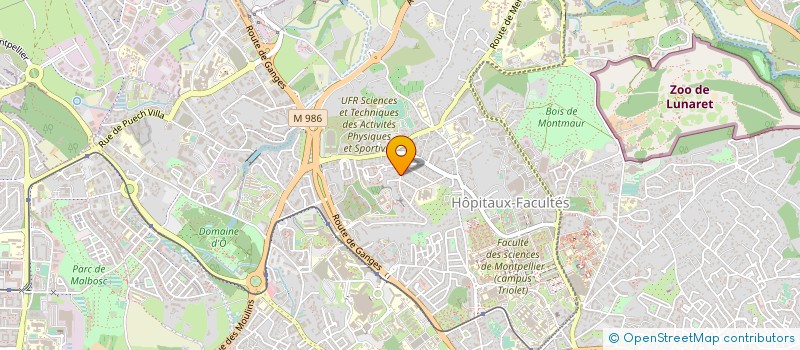 localisation de l'entreprise SCI PHIJEM à MONTPELLIER