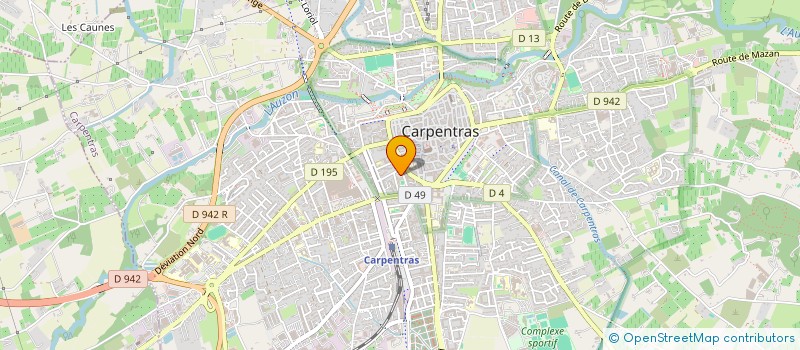 localisation de l'entreprise SCI PHIJER  CARPENTRAS