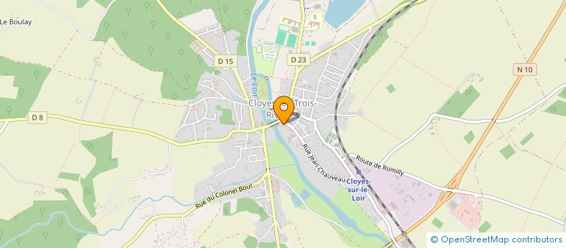 localisation de l'entreprise SCI PHIJO à CLOYES-LES-TROIS-RIVIERES