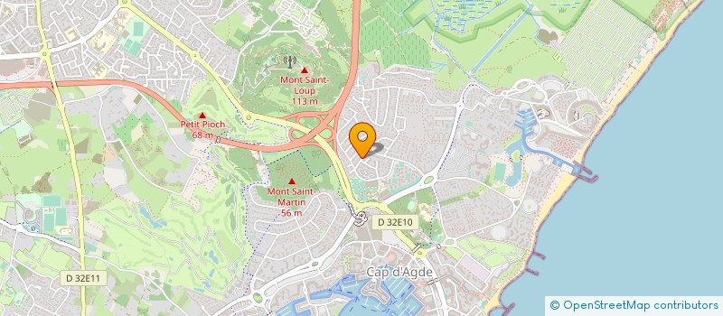 localisation de l'entreprise SCI PHIL à AGDE