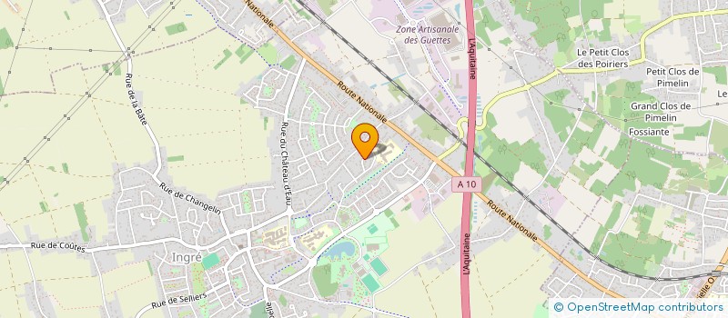 localisation de l'entreprise SCI PHIL AND CO  INGRE