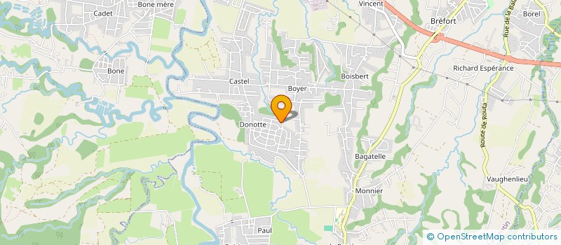 localisation de l'entreprise SCI PHIL'IMMO  LAMENTIN