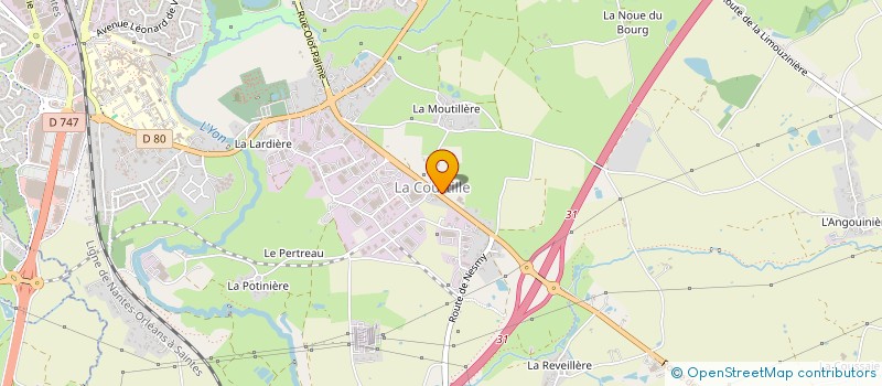 localisation de l'entreprise SCI PHIL MIG  VILLEMOMBLE