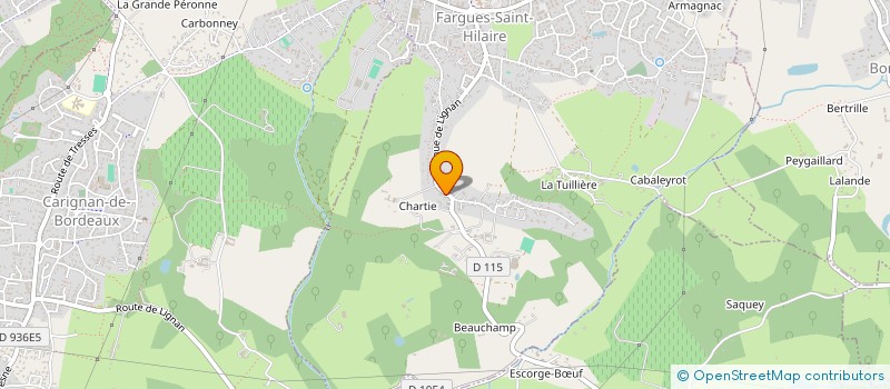 localisation de l'entreprise SCI PHILAB  FARGUES-SAINT-HILAIRE