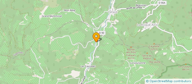 localisation de l'entreprise SCI PHILAE  BEAUMES-DE-VENISE