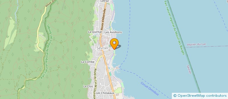 localisation de l'entreprise SCI PHILAE  SEVRIER