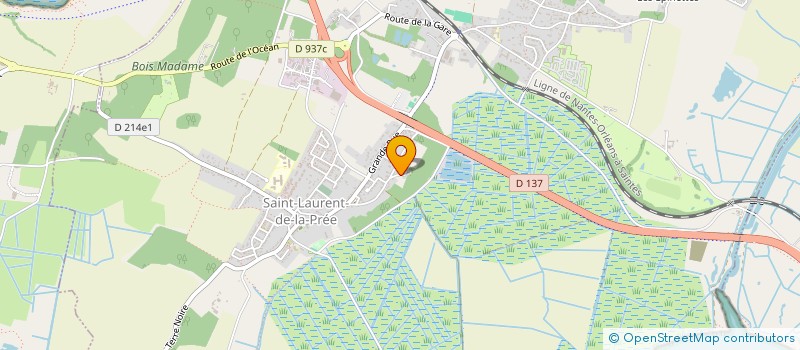 localisation de l'entreprise SCI PHILAE  SAINT-LAURENT-DE-LA-PREE