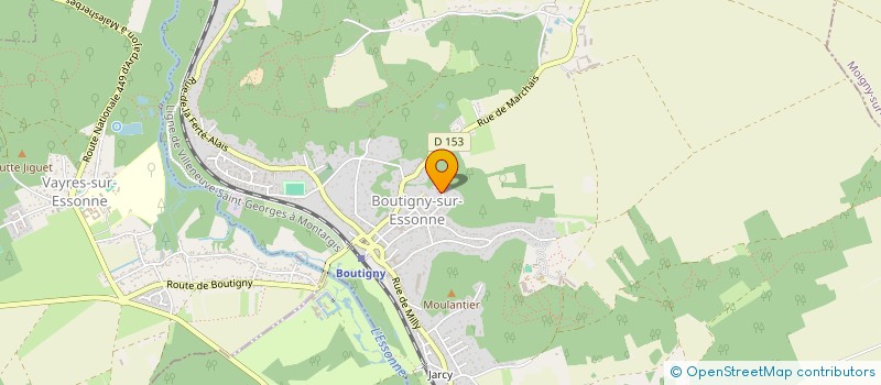localisation de l'entreprise SCI PHILAE à BOUTIGNY-SUR-ESSONNE