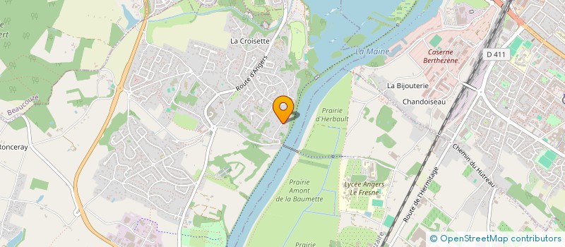 localisation de l'entreprise SCI PHILAE  BOUCHEMAINE