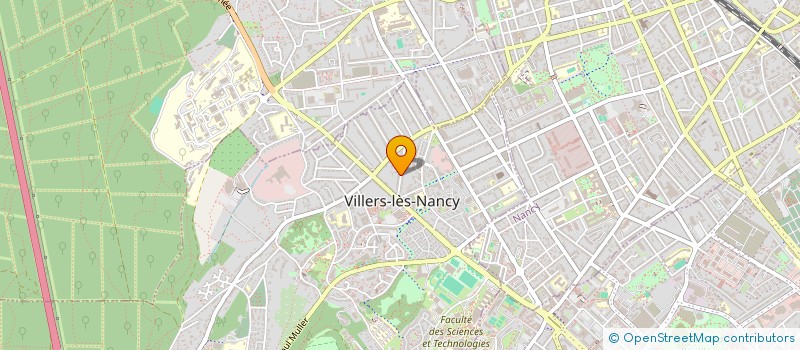 localisation de l'entreprise SCI PHILAE  VILLERS-LES-NANCY