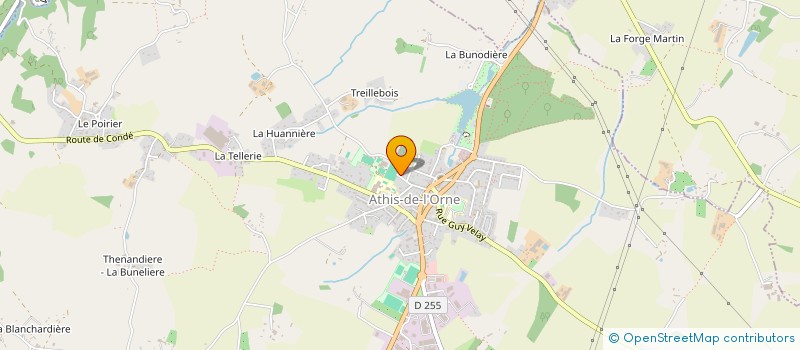 localisation de l'entreprise SCI PHILANE à ATHIS-VAL DE ROUVRE