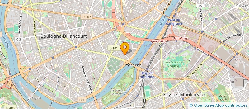 localisation de l'entreprise SCI PHILANNY à BOULOGNE-BILLANCOURT