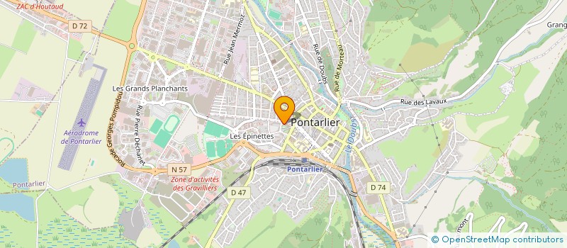 localisation de l'entreprise SCI PHILANPY  PONTARLIER