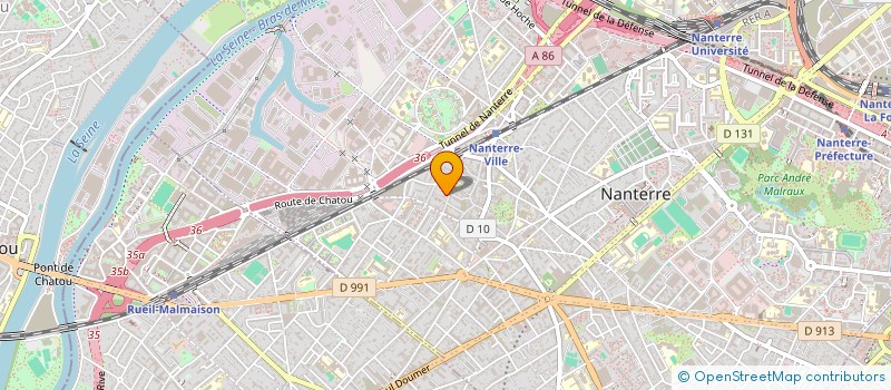 localisation de l'entreprise SCI PHILARESSORT  NANTERRE