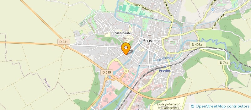 localisation de l'entreprise SCI PHILAU  PROVINS