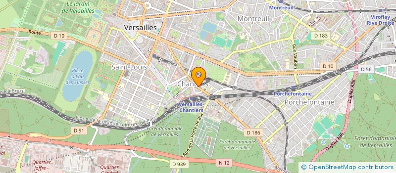 localisation de l'entreprise SCI PHILAU à VERSAILLES
