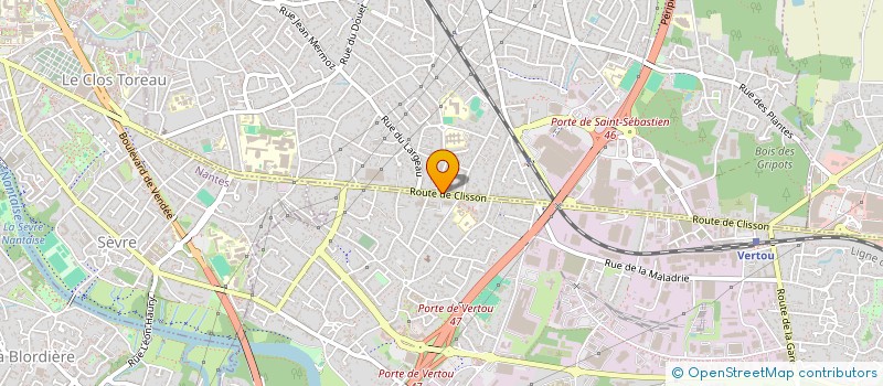 localisation de l'entreprise SCI PHILAU  SAINT-SEBASTIEN-SUR-LOIRE