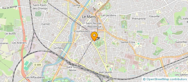 localisation de l'entreprise SCI PHILAU  LE MANS