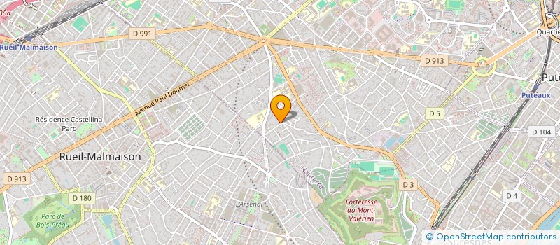 localisation de l'entreprise SCI PHILAUBEN  NANTERRE