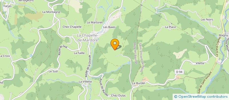 localisation de l'entreprise SCI PHILAULIMA  THIZY-LES-BOURGS