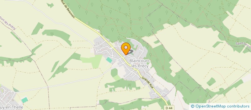 localisation de l'entreprise SCI PHILAURE  BLAINCOURT-LES-PRECY