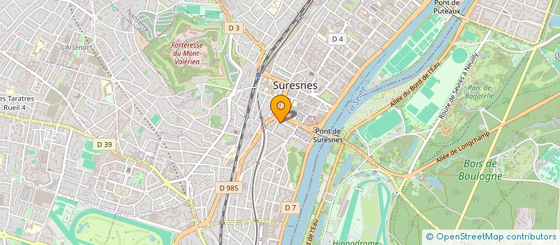 localisation de l'entreprise SCI PHILBAT 2 à SURESNES