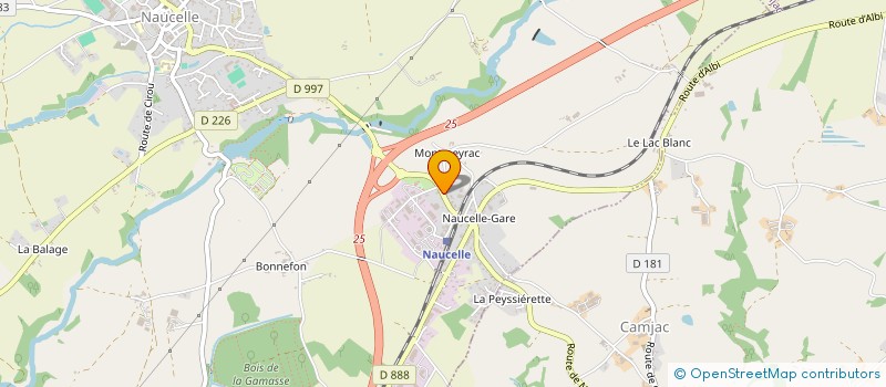 localisation de l'entreprise SCI PHILBEA IMMO  NAUCELLE