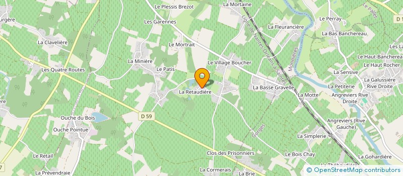 localisation de l'entreprise SCI PHILBERT  SAINT-FIACRE-SUR-MAINE