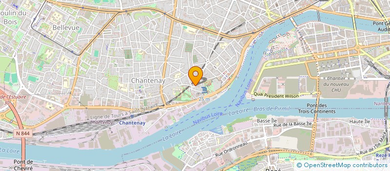 localisation de l'entreprise SCI PHILBERT  NANTES