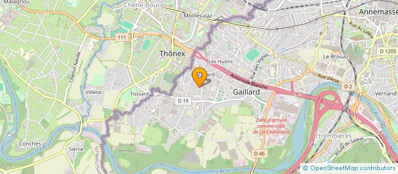 localisation de l'entreprise SCI PHILDAMI à GAILLARD