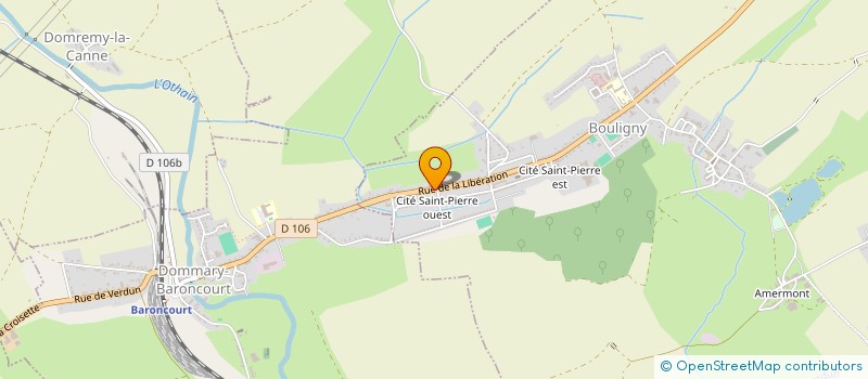 localisation de l'entreprise SCI PHILDEN à BOULIGNY