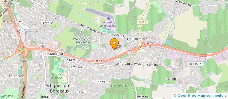 localisation de l'entreprise SCI PHILDERIC  ARTIGUES-PRES-BORDEAUX