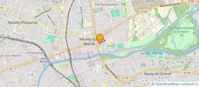 localisation de l'entreprise SCI PHILDINE à NEUILLY-SUR-MARNE