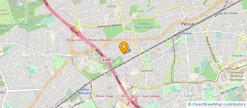 localisation de l'entreprise SCI PHILEA  PESSAC