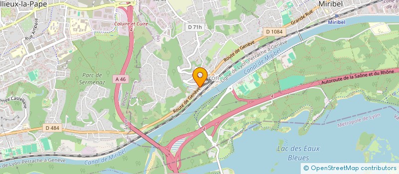 localisation de l'entreprise SCI PHILEAS  NEYRON